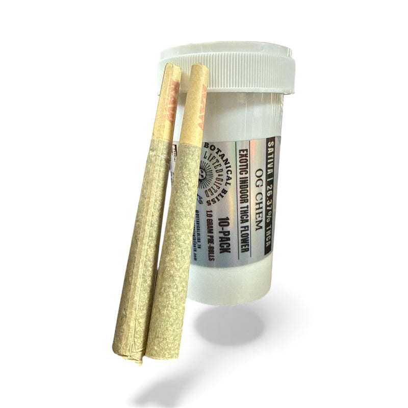 Botanical Bliss THC-A 1g Per Prerolls 10ct Jar