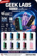 Geek Labs Switch pro kit Nixodine 50k puffs 5ct