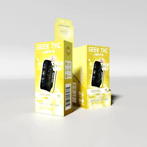 Geek THC Pulse X 7.5g CB9A+D8+THC-P & Sugar VVS 5ct Display Box - Premium  from Y&M WHOLESALE - Just $92.50! Shop now at Y&M WHOLESALE