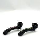 Clear Glass Mermaid 5’’ Scaled Sherlock Hand Pipe 1ct SHP-025