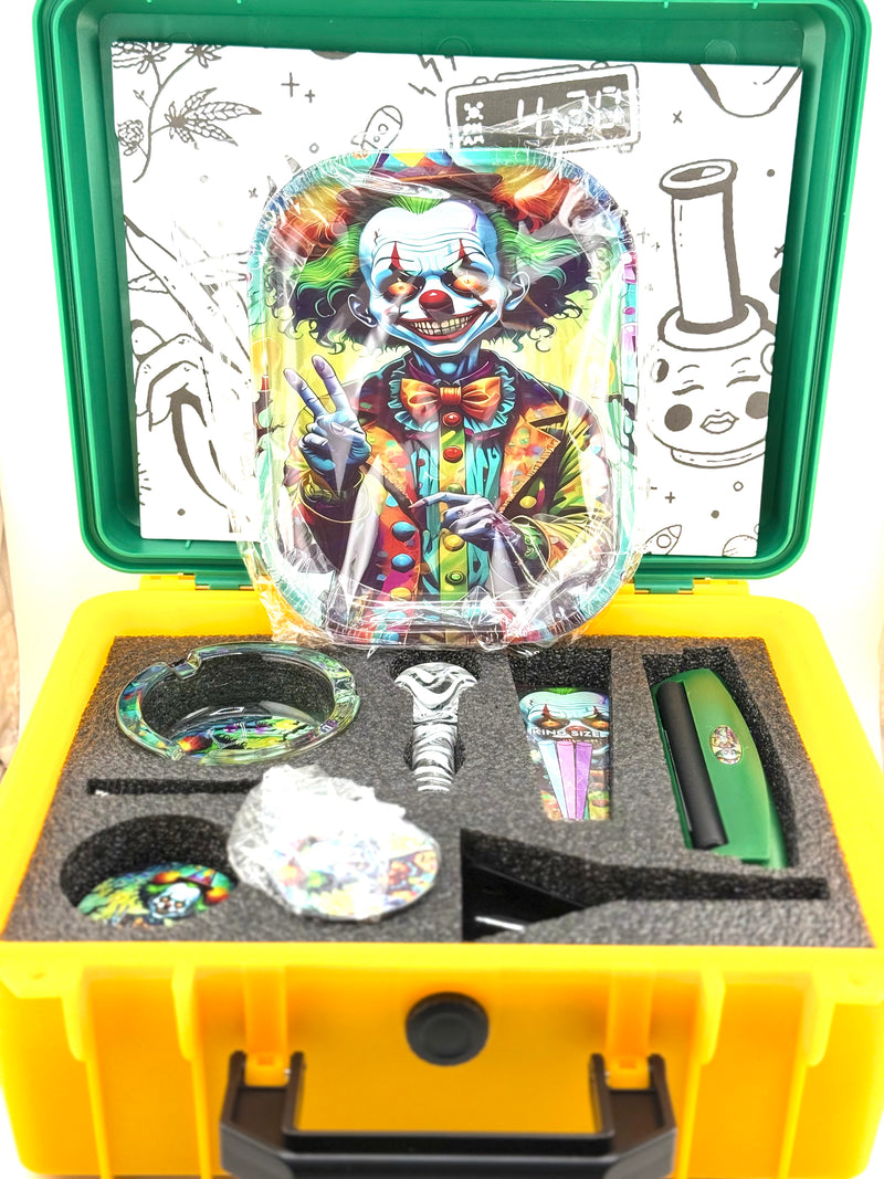 Glass Hand Pipe + Paster Smoking Set (Suitcase) Design 11pcs 1ct Case - Premium  from H&S WHOLESALE - Just $17.50! Shop now at Y&M WHOLESALE