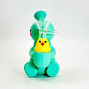 Slio 8’’ Silicone Dinosaur With Duckie Bowls Water Pipe 1ct