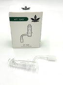 Aleaf Kit “Gas” Quartz Banger With Protection Perc Gpass Carb Cap 14M/90D 1ct Box