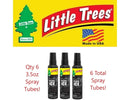 Little Trees Spray Btl 3.5OZ 6ct - Premium  from H&S WHOLESALE - Just $13! Shop now at H&S WHOLESALE