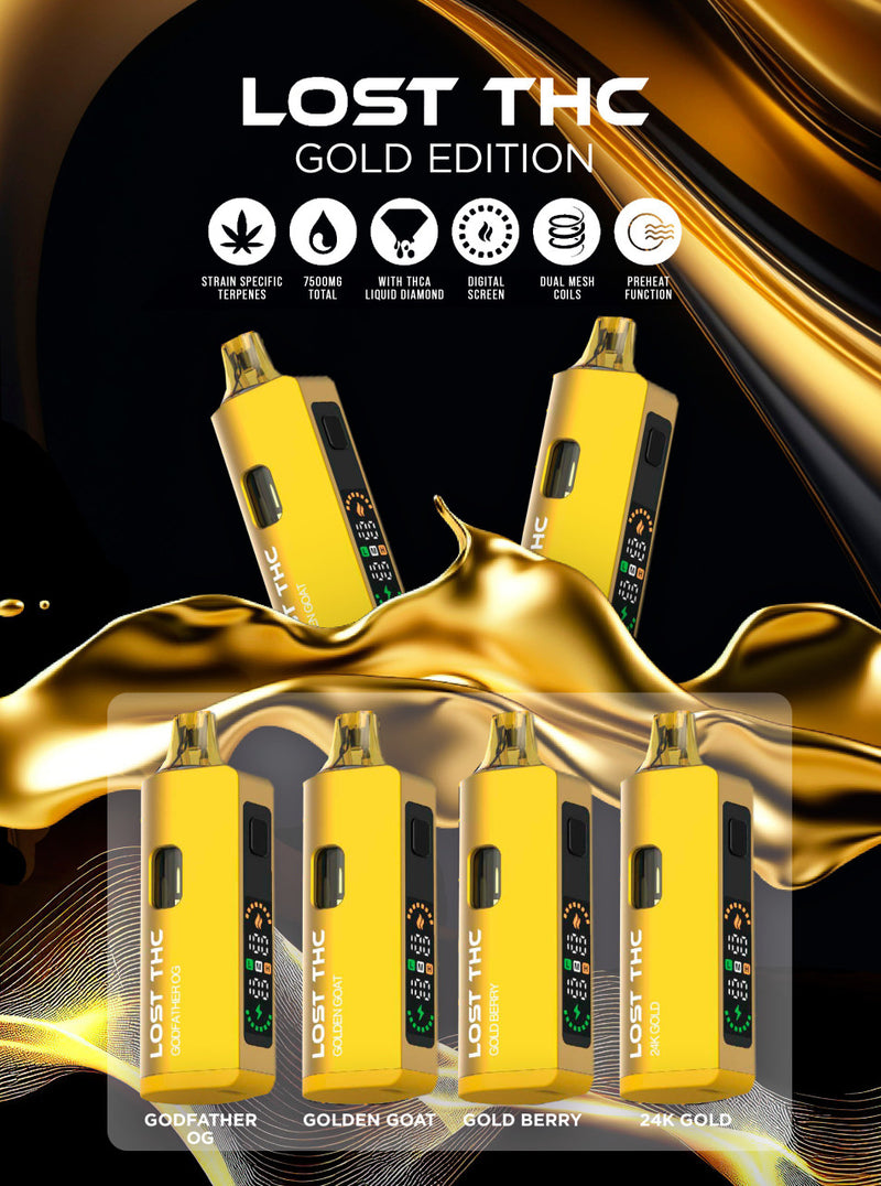 Lost THC V2 7.5g THC-A Live Sugar + D9 + D6 + THC-P Live Resin 5ct Disposable Vape - Premium  from H&S WHOLESALE - Just $85! Shop now at Y&M WHOLESALE
