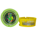 IDGAF Silicone Glass Ashtray 6ct - Premium  from H&S WHOLESALE - Just $24! Shop now at H&S WHOLESALE
