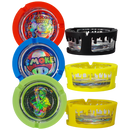IDGAF Silicone Glass Ashtray 6ct - Premium  from H&S WHOLESALE - Just $24! Shop now at H&S WHOLESALE