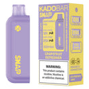 Kado Bar Snap 5% Nic 25k Puffs Disposable Pods 5ct Box - Premium  from H&S WHOLESALE - Just $33! Shop now at Y&M WHOLESALE