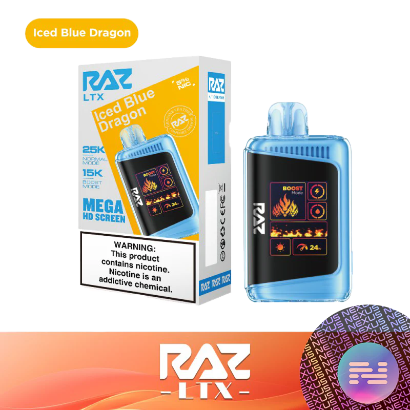 RAZ LTX25000 Puffs Mega 50mg 16ml 5ct Display disposable Vape ( Limit 1 Of Each Flavor Per Customer) - Premium  from Limit One Of Each - Just $52.50! Shop now at O&Z WHOLESALE