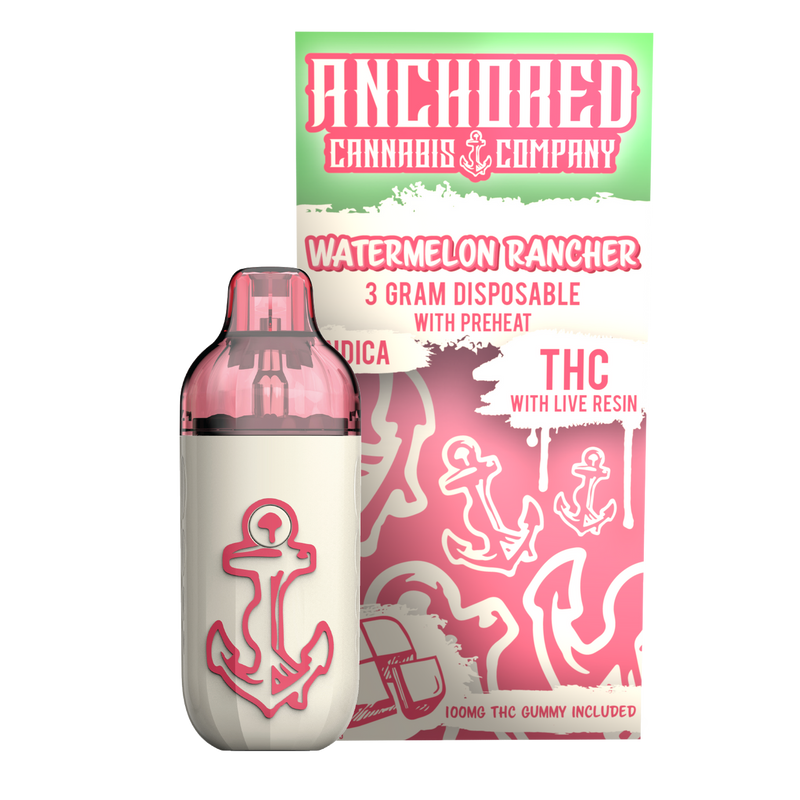 Anchored THC-A 3g Disposable Vape 1ct Box - Premium  from H&S WHOLESALE - Just $15! Shop now at Y&M WHOLESALE