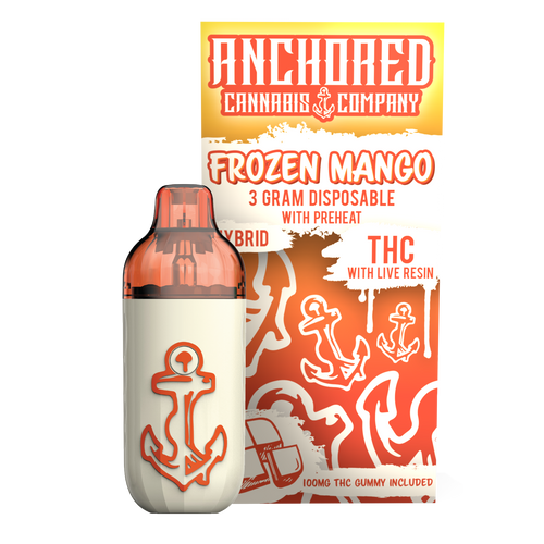 Anchored THC-A 3g Disposable Vape 1ct Box - Premium  from H&S WHOLESALE - Just $15! Shop now at Y&M WHOLESALE