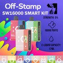 Off-Stamp SW16,000 Puffs Smart Kit 17ml 5% Nic Power By Lost Mary 5ct Box - Premium  from H&S WHOLESALE - Just $37.50! Shop now at Y&M WHOLESALE