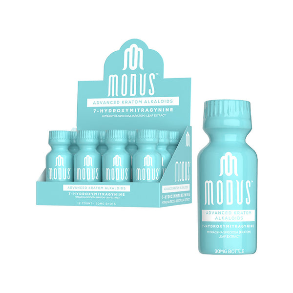 Modus 7-Hydroxymitragynine 30mg Mitragyna Speciosa Leaf Extract 12ct Shots - Premium  from H&S WHOLESALE - Just $100! Shop now at Y&M WHOLESALE