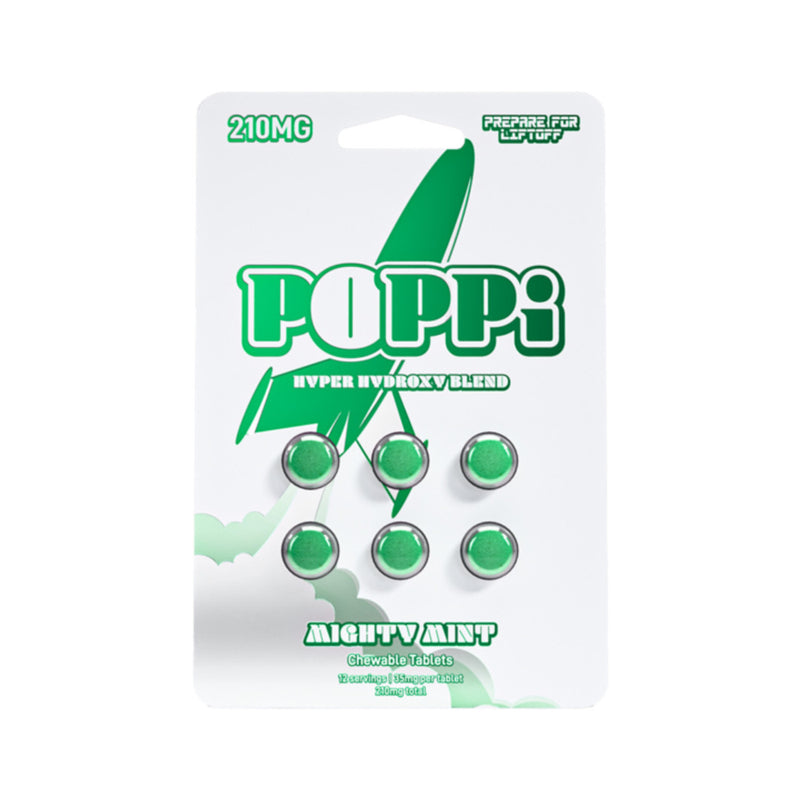 POPPi Hyper Hydroxy Blend 7-OH 35mg Tablets 6pcs 210mg total - Premium  from O&Z WHOLESALE - Just $140! Shop now at O&Z WHOLESALE