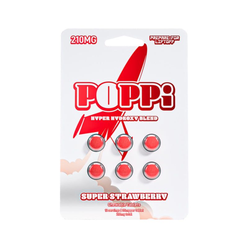 POPPi Hyper Hydroxy Blend 7-OH 35mg Tablets 6pcs 210mg total - Premium  from O&Z WHOLESALE - Just $140! Shop now at O&Z WHOLESALE