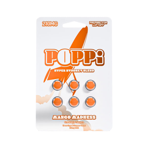 POPPi Hyper Hydroxy Blend 7-OH 35mg Tablets 6pcs 210mg total - Premium  from O&Z WHOLESALE - Just $140! Shop now at O&Z WHOLESALE