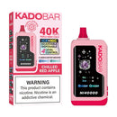 Kado Bar NI40,000 Puffs Smart Screen Ice+Nic Disposable Vape 5ct Box - Premium  from H&S WHOLESALE - Just $52.50! Shop now at O&Z WHOLESALE