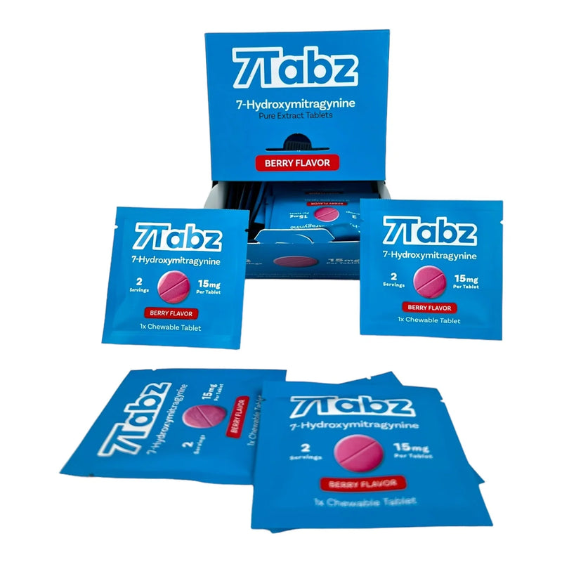 7Tabz 7-Hydroxymitragynine 1ct per Bag 15mg Per Tablet 40ct Box - Premium  from H&S WHOLESALE - Just $100! Shop now at Y&M WHOLESALE