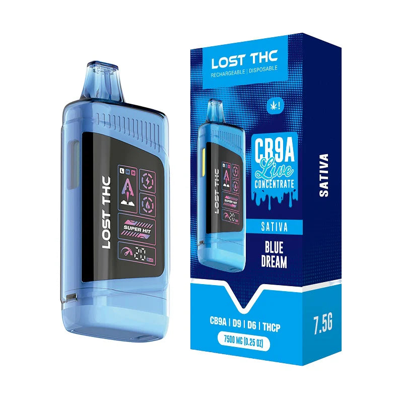 LOST THC THC-P+THC-A+ CB9A+D8 V3 7.5g Disposable 5ct Box - Premium  from H&S WHOLESALE - Just $90! Shop now at Y&M WHOLESALE