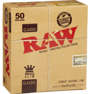 Raw Natural Unrefined Rolling Paper King Size Slim 50ct - Premium  from H&S WHOLESALE - Just $40! Shop now at H&S WHOLESALE
