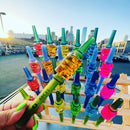 ALeaf® 6.5’’ Freezable Honey Dab Straw With Swirl Perc 1ct