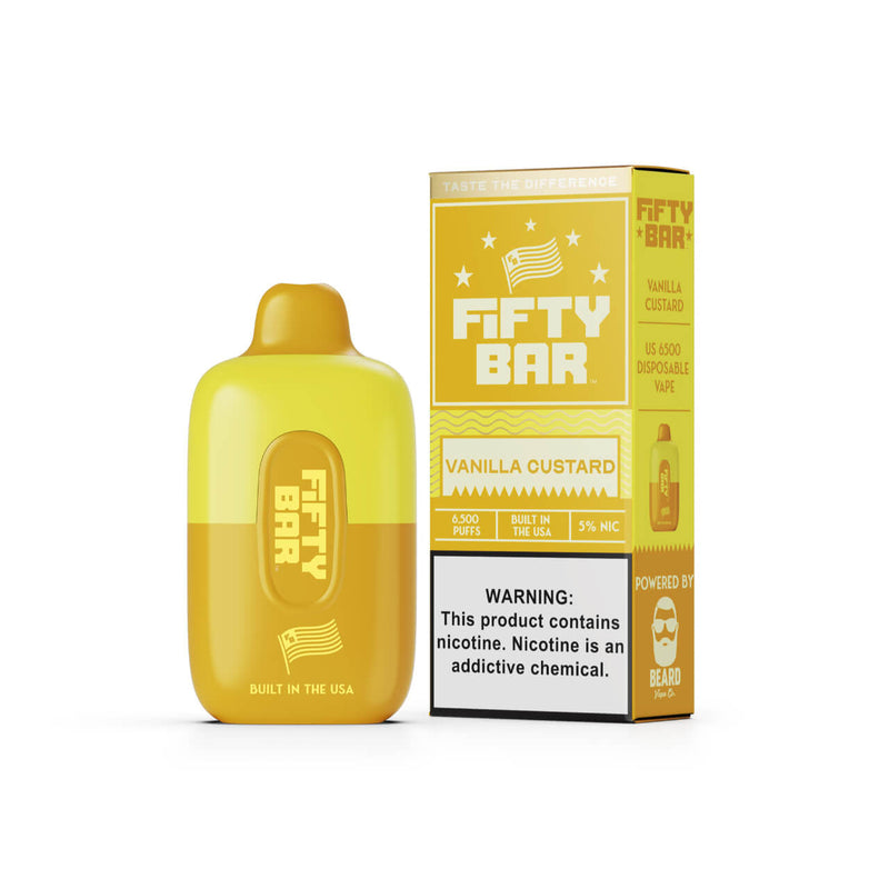 Fifty Bar 6500 Puffs 5% Nic 10ct Display Disposable Vape - Premium  from H&S WHOLESALE - Just $90! Shop now at H&S WHOLESALE