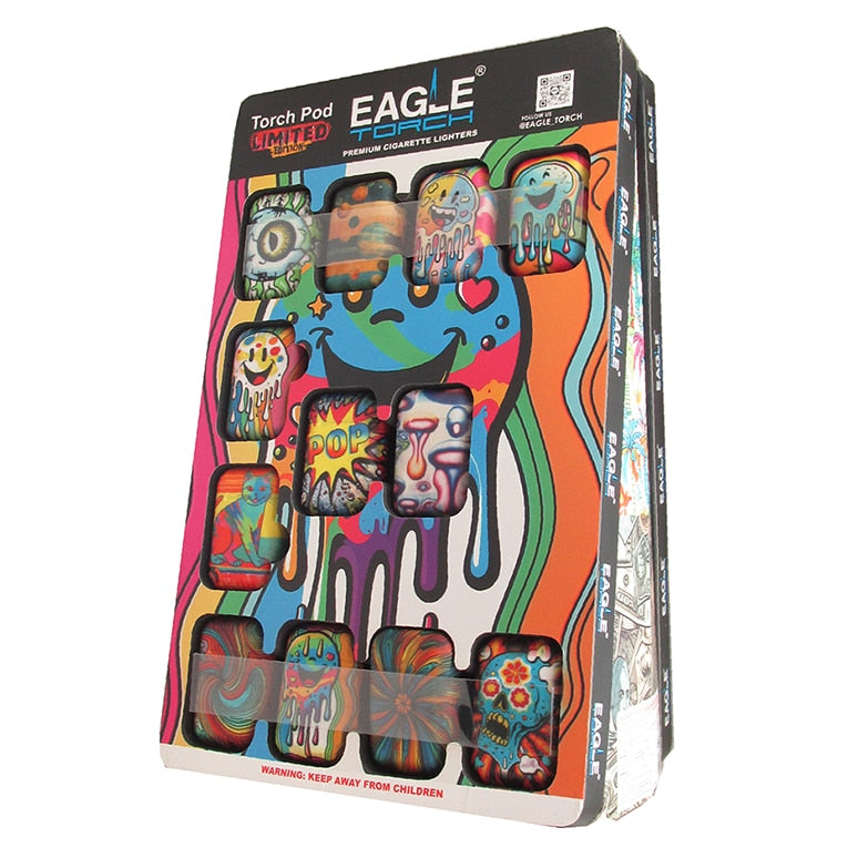 Eagle Torch Torch Pod Lighter 24ct Design Display - Premium  from H&S WHOLESALE - Just $65! Shop now at H&S WHOLESALE