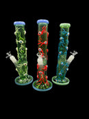 16’’ Evil Eye Water Pipe 1ct Mix Colors