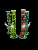 16’’ Evil Eye Water Pipe 1ct Mix Colors