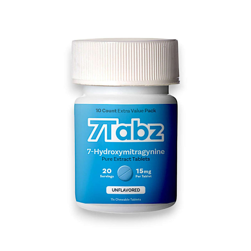 7Tabz 7-Hydroxymitragynine Supplement 10ct Bottle 15mg 6ct Box Unflavored - Premium  from H&S WHOLESALE - Just $135! Shop now at Y&M WHOLESALE