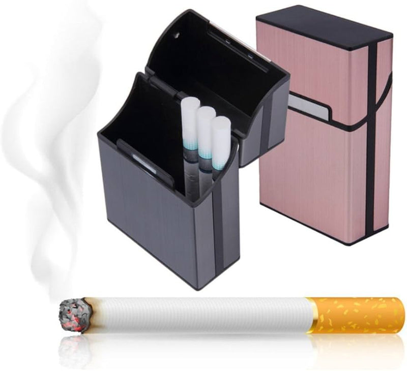 Fujima Plastic Cigarettes Box With Aluminum Cover & Mirror 12ct Display Box - Premium  from Y&M WHOLESALE - Just $35! Shop now at Y&M WHOLESALE