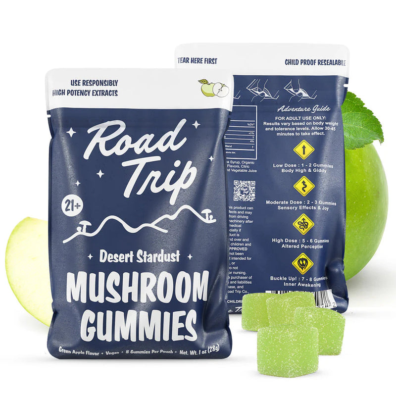 Road Trip Desert Stardust Mushroom Gummies 8pk 10ct Display Box - Premium  from Y&M WHOLESALE - Just $145! Shop now at Y&M WHOLESALE