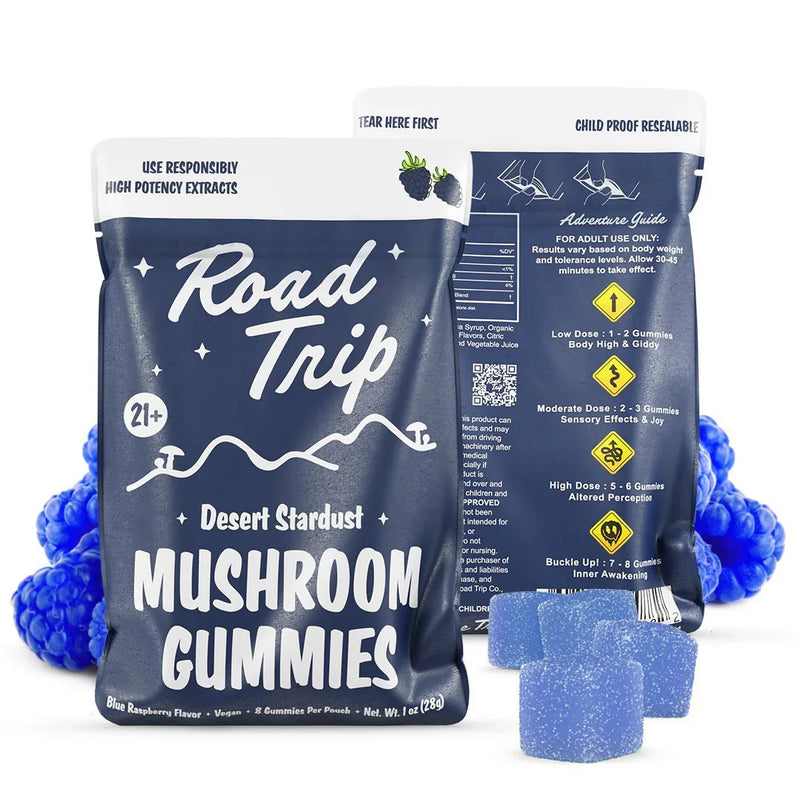 Road Trip Desert Stardust Mushroom Gummies 8pk 10ct Display Box - Premium  from Y&M WHOLESALE - Just $145! Shop now at Y&M WHOLESALE