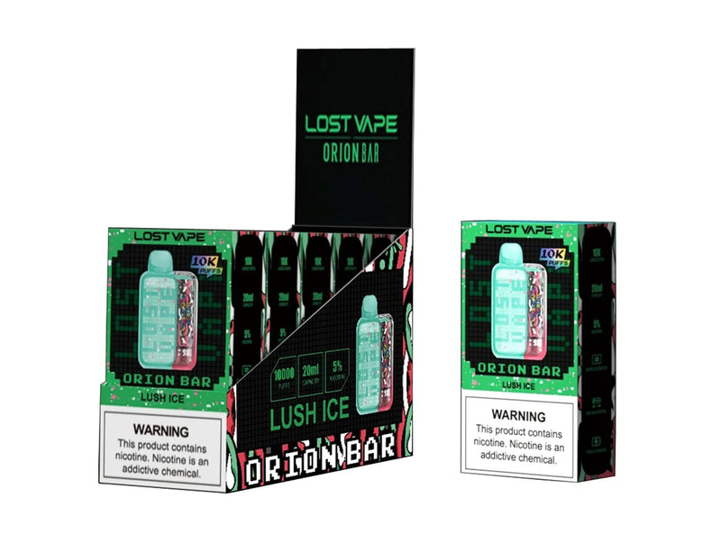 Lost Vape Orion Bar 10,000 Puffs 5% Nic Disposable Vape 5ct Display - Premium  from H&S WHOLESALE - Just $40! Shop now at H&S WHOLESALE