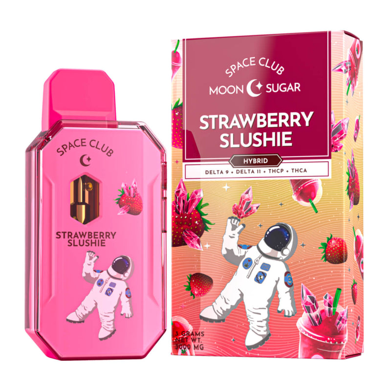Space Club Moon Sugar 3g THC-A +D9+D11+THCP 1ct disposable device - Premium  from H&S WHOLESALE - Just $16! Shop now at H&S WHOLESALE
