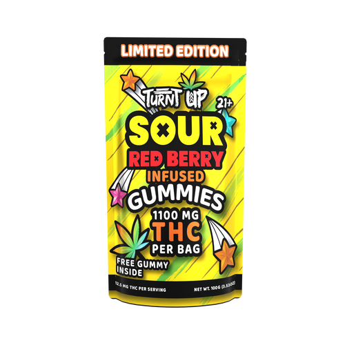 Turnt Up Infused Gummies 1100mg THC Per Bag 10ct Display Box - Premium  from Y&M WHOLESALE - Just $85! Shop now at Y&M WHOLESALE