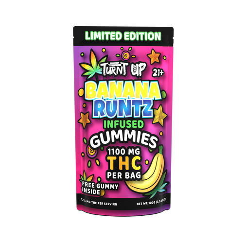 Turnt Up Infused Gummies 1100mg THC Per Bag 10ct Display Box - Premium  from Y&M WHOLESALE - Just $85! Shop now at Y&M WHOLESALE