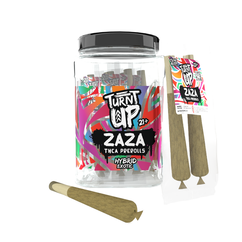 Turnt Up Keep It100 Prerolls 2pk Zaza 25ct Box - Premium  from H&S WHOLESALE - Just $100! Shop now at Y&M WHOLESALE