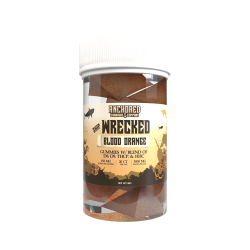 Anchored Wrecked Gummies with Blend Of D8+D9+THC-P+HHC 3,000mg 1ct Jar - Premium  from Y&M WHOLESALE - Just $13! Shop now at Y&M WHOLESALE