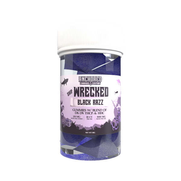 Anchored Wrecked Gummies with Blend Of D8+D9+THC-P+HHC 3,000mg 1ct Jar - Premium  from Y&M WHOLESALE - Just $13! Shop now at Y&M WHOLESALE