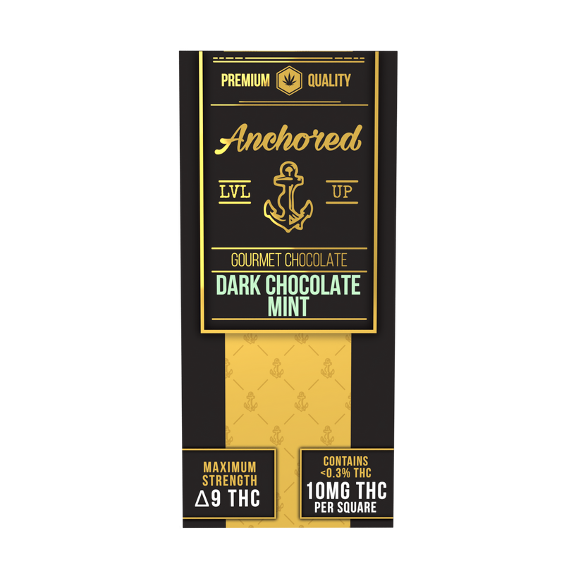 Anchored - Gourmet Chocolate-Maximum Strength D9 THC 100mg 1ct Box - Premium  from Y&M WHOLESALE - Just $8! Shop now at Y&M WHOLESALE