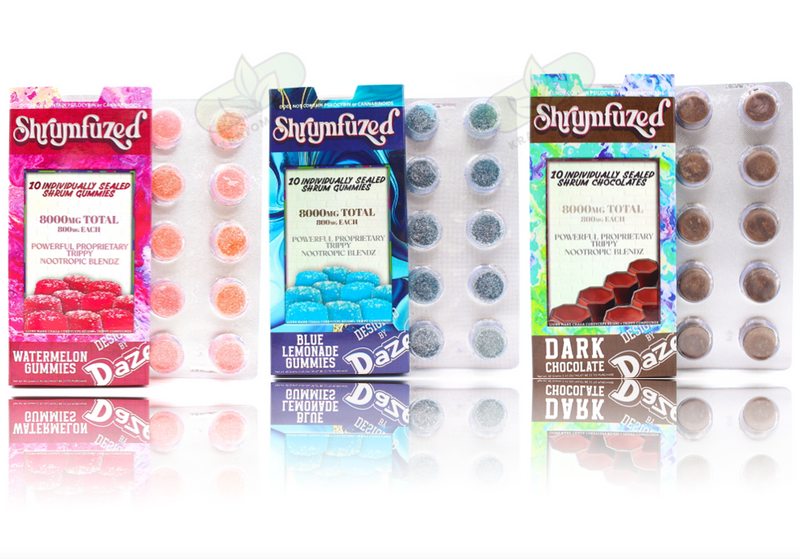 Dazed Shrumfuzed 10pk Gummies 8000mg 5ct - Premium  from H&S WHOLESALE - Just $87.50! Shop now at Y&M WHOLESALE