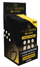 Pure Ohms Black 6ct Tablet 30mg 7-Hydroxymitragynine 10ct Display Box - Premium  from Y&M WHOLESALE - Just $235! Shop now at O&Z WHOLESALE