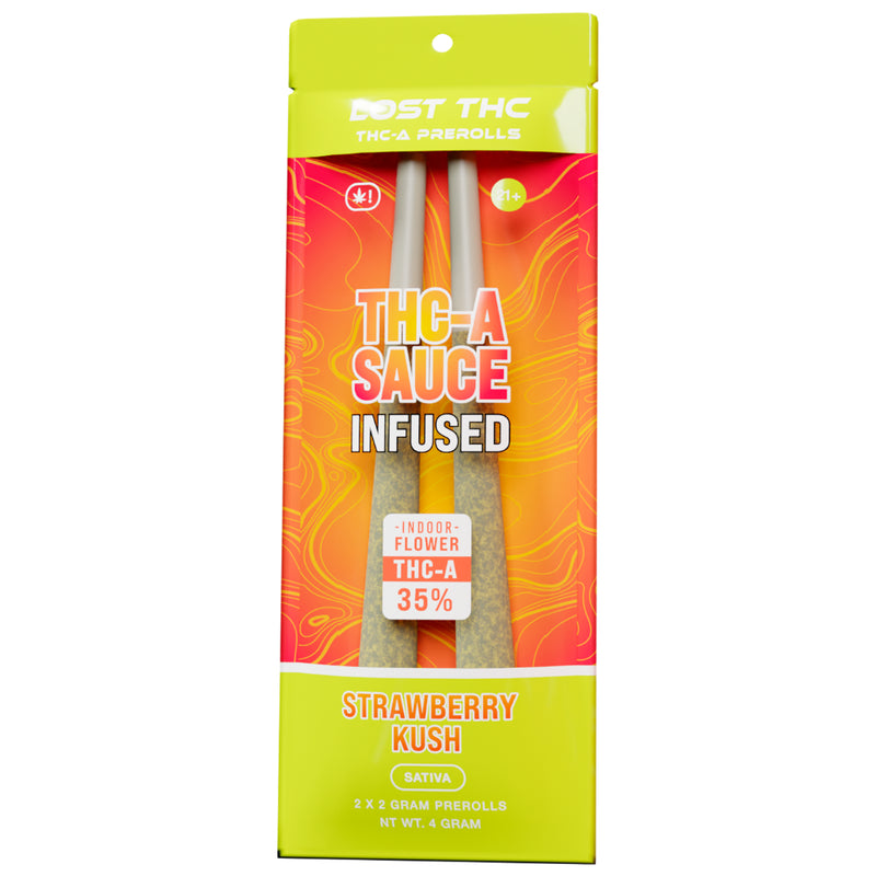 Lost THC-A Sauce Infused X2 Prerolls 2ct 2g 10ct Display Box - Premium  from Y&M WHOLESALE - Just $45! Shop now at O&Z WHOLESALE