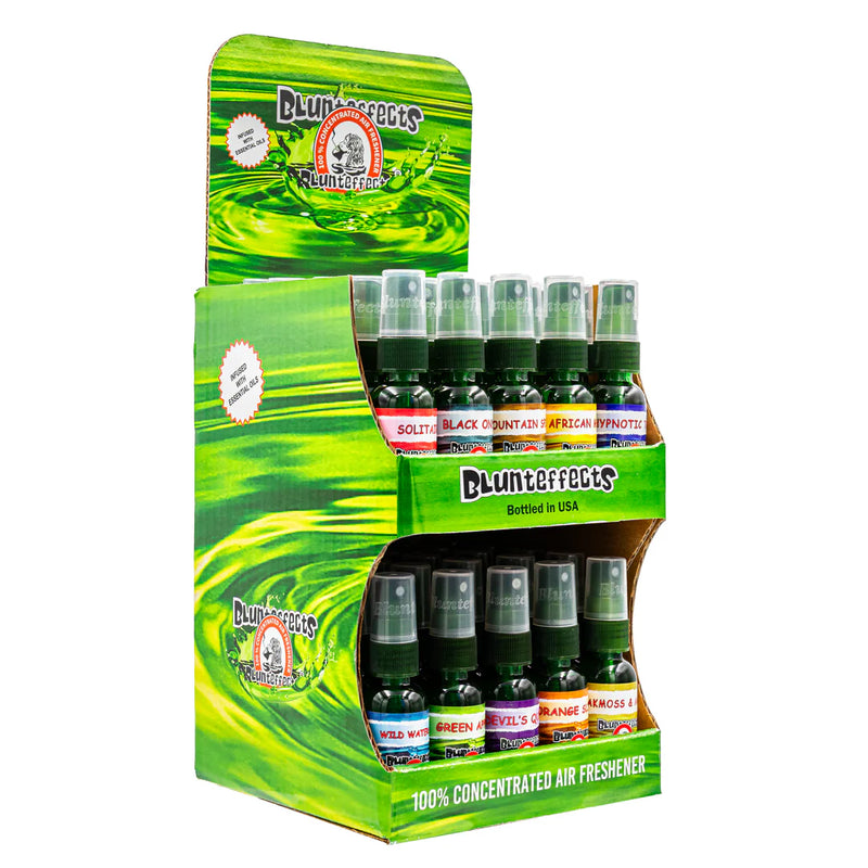 Blunteffects 1oz Spray Air-Freshener 50ct Display - Premium  from Y&M WHOLESALE - Just $96! Shop now at O&Z WHOLESALE