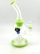 8’’ Eye Of The Storm - Shower Head Perc Mini Bongs 1ct PCL-8364 - Premium  from H&S WHOLESALE - Just $30! Shop now at Y&M WHOLESALE