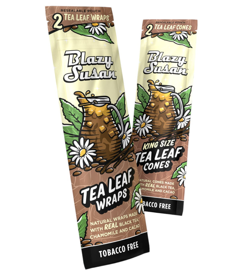 Blazy Susan Tea Leaf 2pk Wrap 25ct - Premium  from Y&M WHOLESALE - Just $22! Shop now at O&Z WHOLESALE