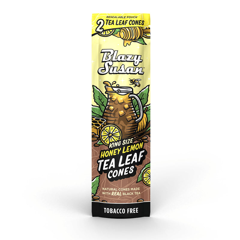 Blazy Susan Tea Leaf King Size 2pk Cone 10ct Display Box - Premium  from Y&M WHOLESALE - Just $16! Shop now at O&Z WHOLESALE
