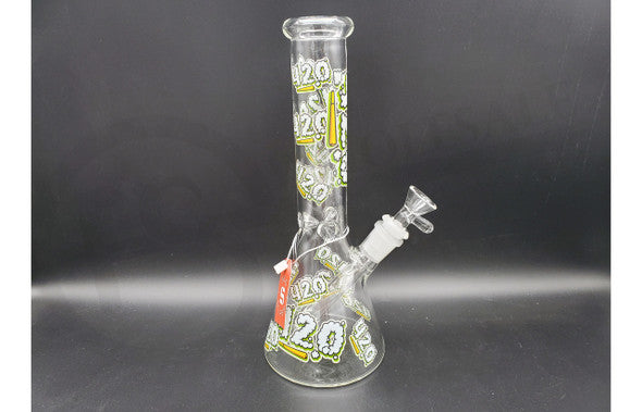 SILO 10’’ Glass Water Pipe 1ct #AL6041 - Premium  from Y&M WHOLESALE - Just $10! Shop now at O&Z WHOLESALE