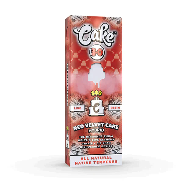 Cake 3g $$$ Live Resin Ice Diamond THC-A+D8+ Live Alchemy THC-XR 1ct Disposable Vape in - Premium  from H&S WHOLESALE - Just $16.50! Shop now at H&S WHOLESALE
